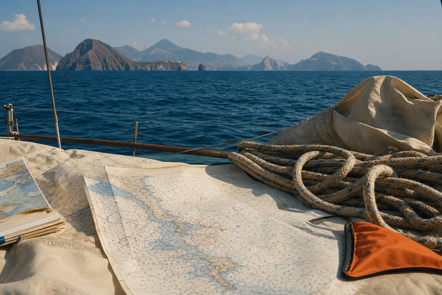 Isole Eolie in barca: rotta, tappe e periodo migliore, Isole Eolie in barca: capire rotta