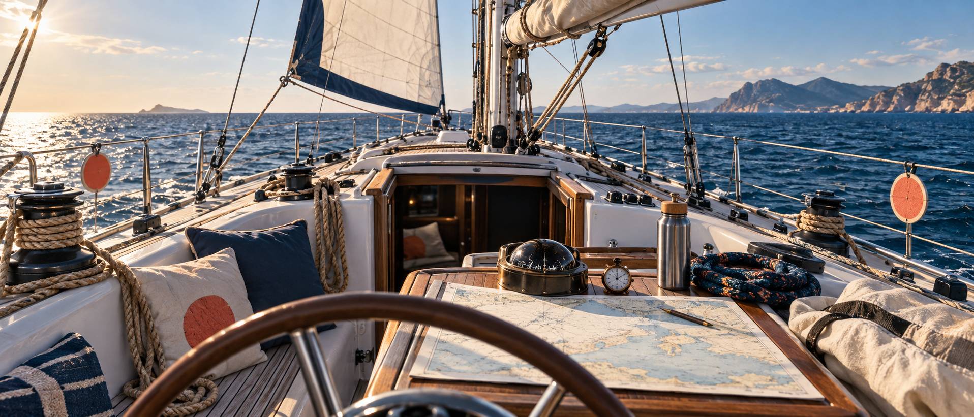 Illustration éditoriale du sujet : Vela & Sport: Avventure in Mare e Performance Atlética